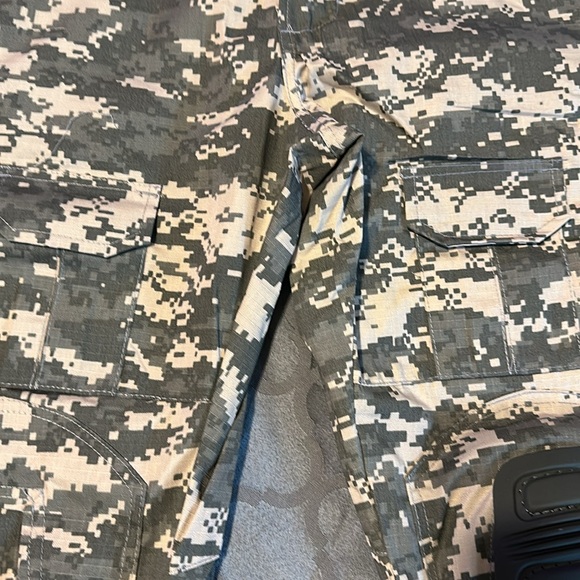 Carpenters pants with knee pads camouflage 10 pockets new size Large -Regular - Picture 6 of 15